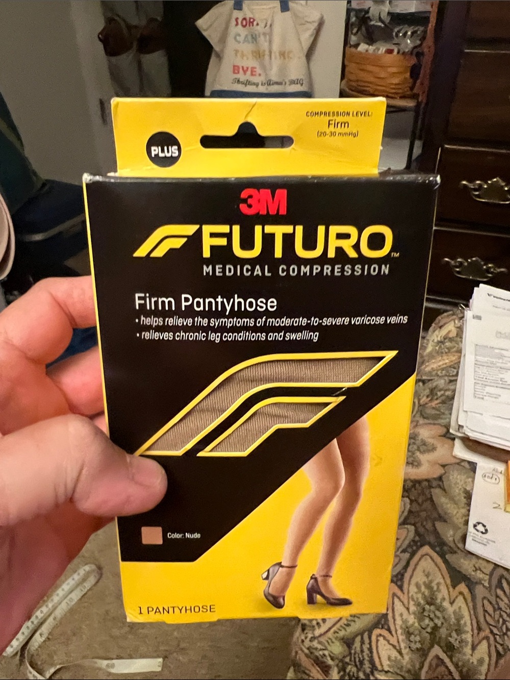 Futuro Firm Nude Compression Pantyhose - Nude